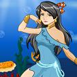 Dress Up Cyan Mermaid 